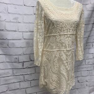 Express Womens Crochet Dress